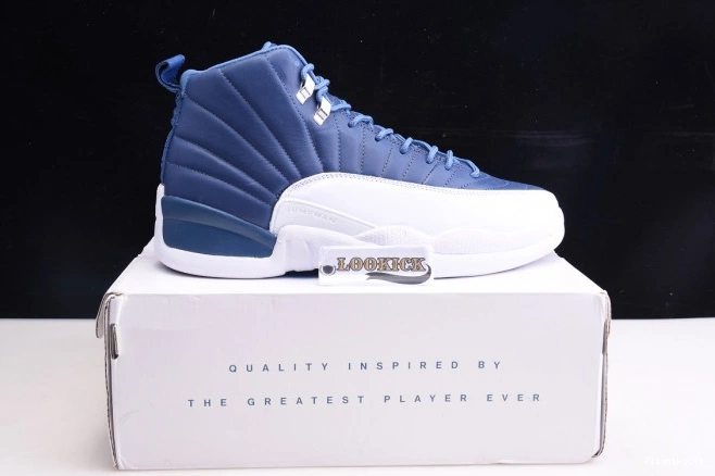 Air 130690-404 12 Retro Blue Jordan Stone 1015